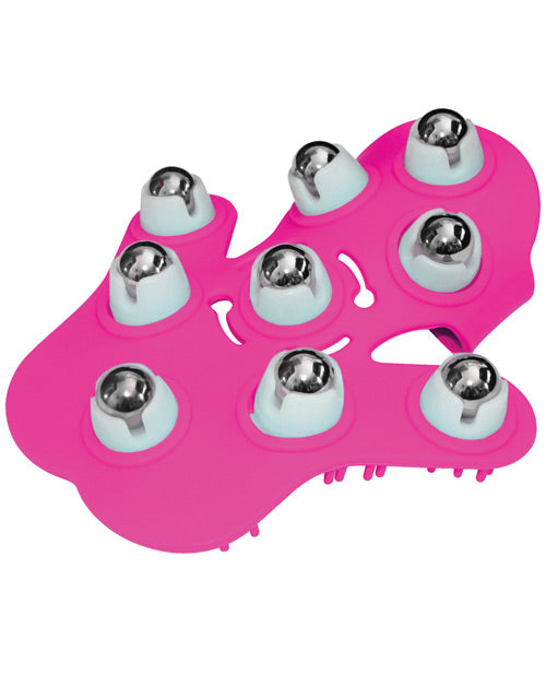 Masajeador de Guante Fuzu - Rosa Neón