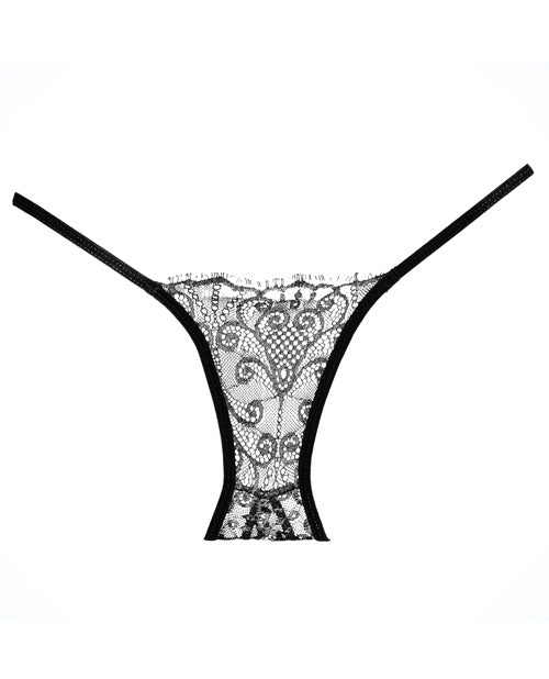 Adore Lace Enchanted Belle Braguita Negra Talla Única