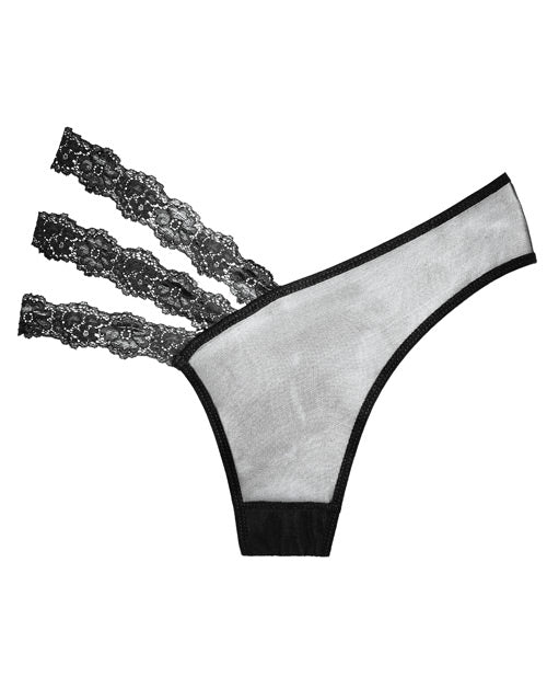 Culotte Adore Sheer & Lace Wild Orchid Noire T/U