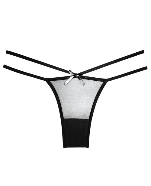 Adore Sheer Naughty Vanilla Culotte Noir Taille Unique