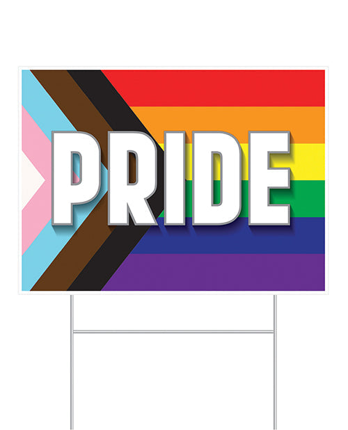 Cartel de jardín "Orgullo Plástico"