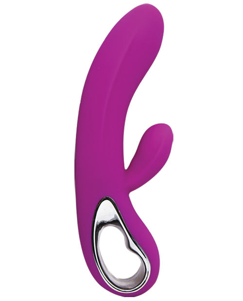 Vibrador de punto G Pretty Love | Vibrador de conejo Elmer con mango | Vibrador de clítoris fucsia de 12 funciones
