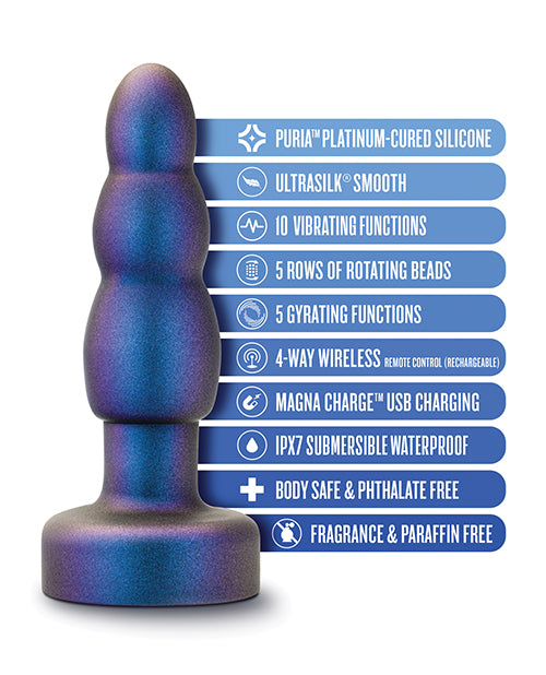 Blush Anal Adventures Matrix Kinetik Plug - Azul Espacial