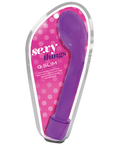 Blush Sexy Things G Slim Petite Satin Touch - Morado