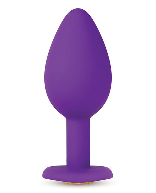 Blush Temptasia Bijou de corps Pailleté avec Pierre Précieuse Petit - Violet