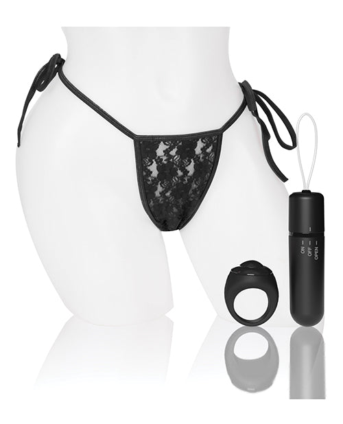 Vibrador Panty Secreto 4T de Screaming O con Mando a Distancia - Negro