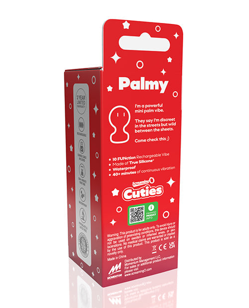 Vibrador Screaming O Cuties Palmy - Azul celeste