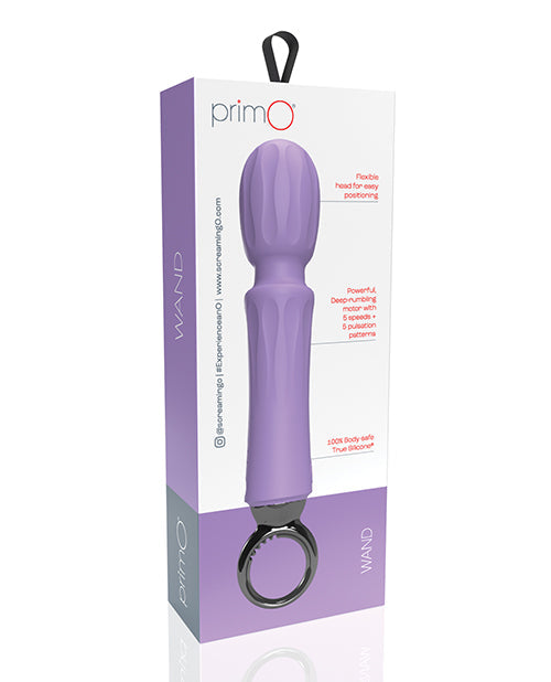 Vibromasseur point G Screaming O | Vibromasseur baguette PrimO | Rechargeable léger Lilas | Meilleur vibromasseur pour femmes