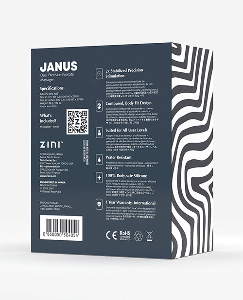 Zini Janus Antigolpes - Negro Pequeño