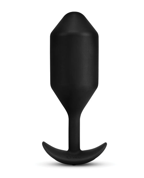 B-Vibe Vibrating Snug Plug - Negro extragrande