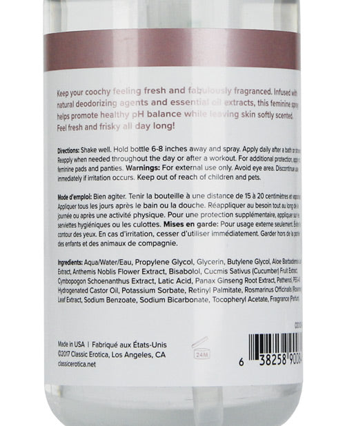 COOCHY Spray Intime Fraîcheur - 4 oz Pivoine Prodigieuse