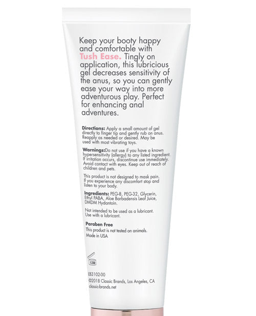 CGC Tush Ease Gel Anal con Benzocaína - 0.7 oz