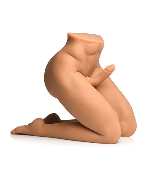 Curve Toys Jock Muñeco Sexual Masculino | Dildo Grande de 7" | Empuje y Calentamiento de Silicona