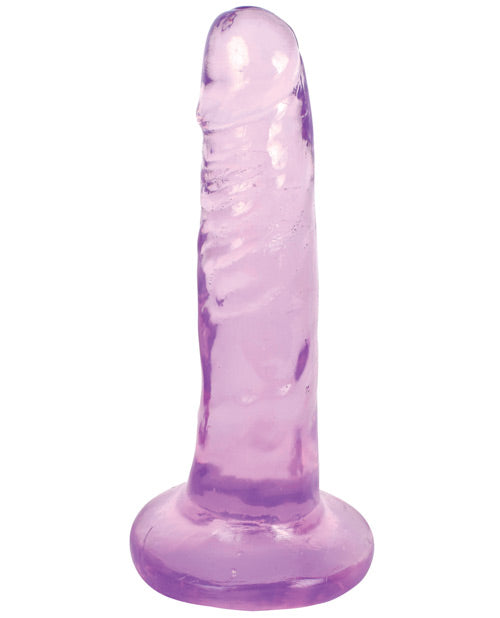 Juguetes Curve Dildo Realista | Dildo Grande Lollicock de 6" | Dildo con Ventosa Slim Stick de Hielo de Uva