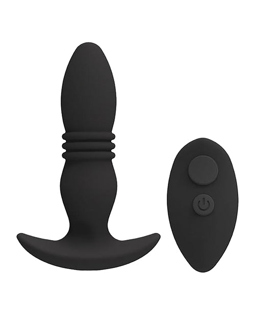 Un plug anal vibrant rechargeable Play Rise avec télécommande - Noir