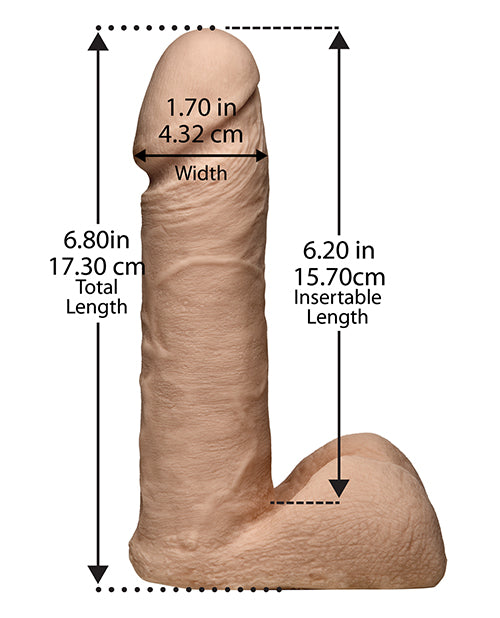 Arnés Ultra 2 con Pene Ultraskyn de 7" - Blanco