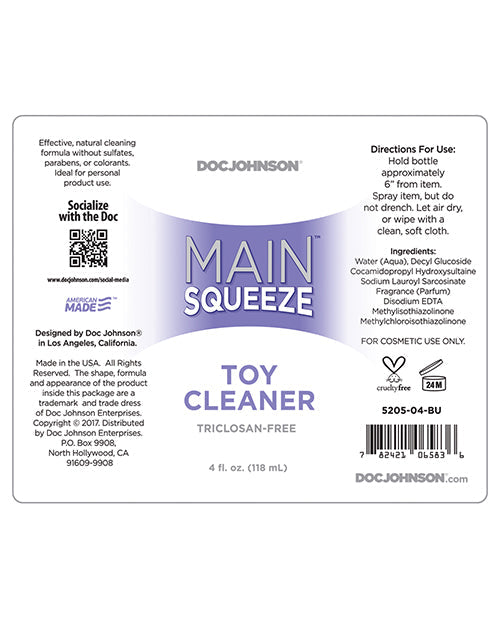 Limpiador de juguetes Main Squeeze - 4 oz
