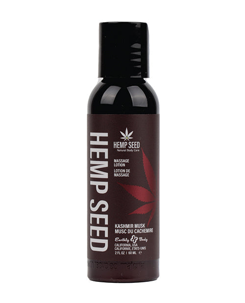 Loción de Masaje Corporal de Cáñamo Earthly Body - 2 oz Almizcle de Cachemira