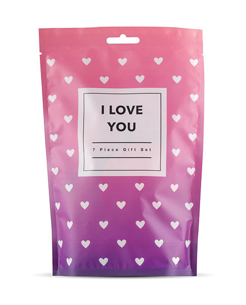 Loveboxxx Te Amo Set de Regalo de 7 Piezas - Rojo