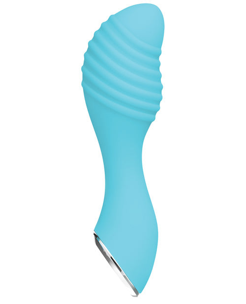 Vibrador recargable pequeño Dipper Evolved - Azul