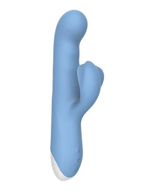 Vibrador propulsor evolucionado con golpes | Vibrador recargable de doble estimulación del punto G en color azul | El mejor vibrador para mujeres