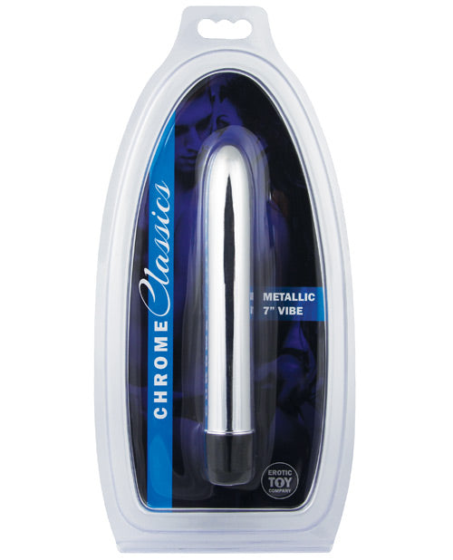 Chrome Classics, une entreprise de jouets érotiques – Vibrateur 7" - Argenté
