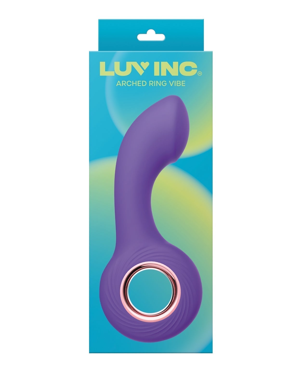 Luv Inc. Vibromasseur incurvé – Violet