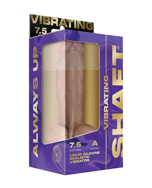 Gode Réaliste Shaft Flexskin | Gode en Silicone Pine | Gros Gode 19 cm | Gode Vibrateur avec Testicules