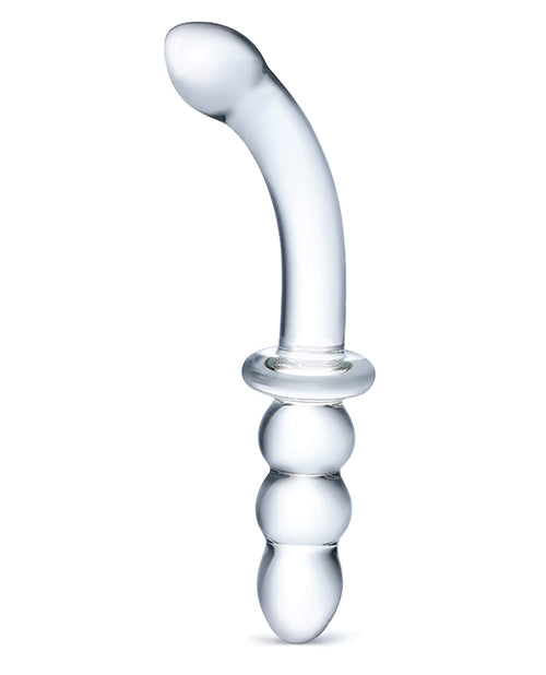 Gode Ce Verre 8" | Gode Réaliste Nervuré | Gode en Verre Point G | Grand Gode | Meilleur Gode Mince