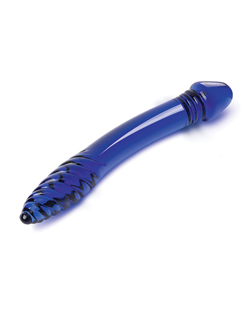 Dildo de cristal de 11" | Dildo de doble cara | Dildo de cristal para punto G y P | Dildo realista caliente y frío
