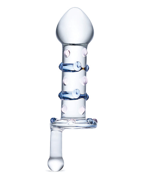 Gode Réaliste en Verre | Gode en Verre Pressoir | Grand Gode Candy Land | Grand Gode Transparent | Meilleur Gode