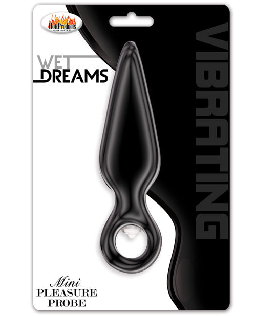 Wet Dreams Sonda Vibradora de Placer Mini - Negra