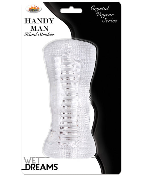 Wet Dreams Handy Man Stroker - Transparent