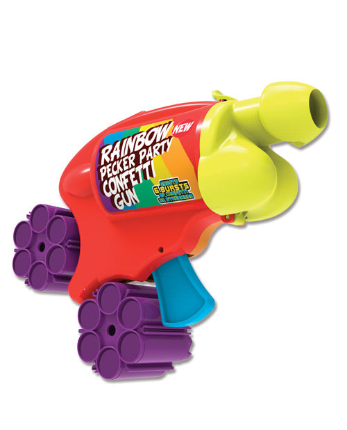 Pistolet à confettis "Rainbow Pecker Party"