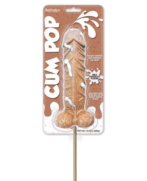 Piruletas de chocolate con leche Cum Cock