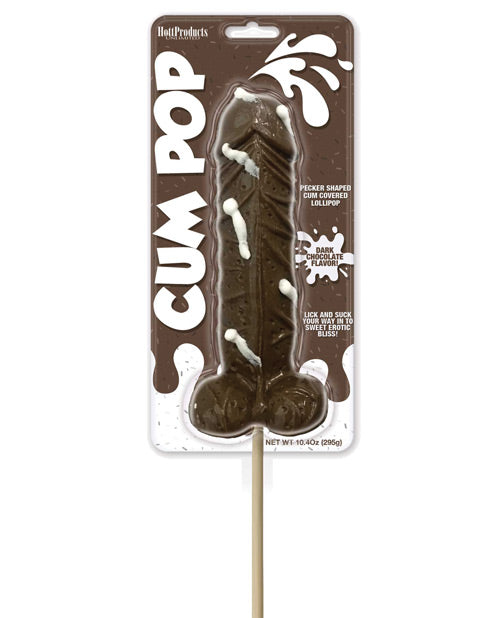 Chupetas Cum - Chocolate Negro