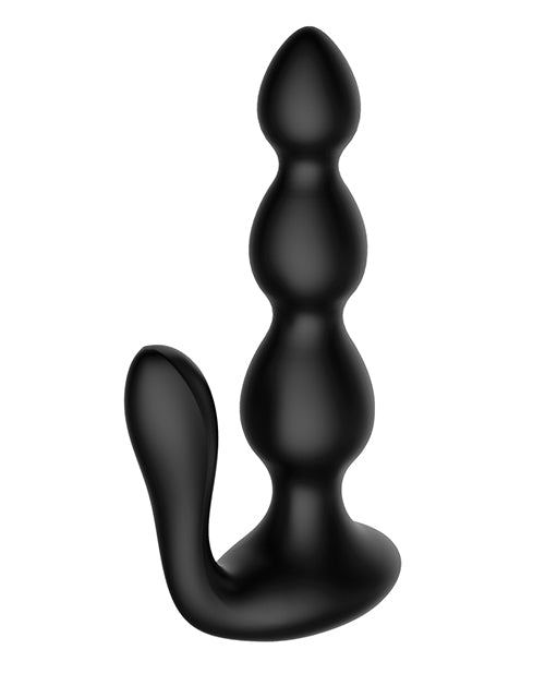 Vibrador anal Bliss Tail Spin - Negro