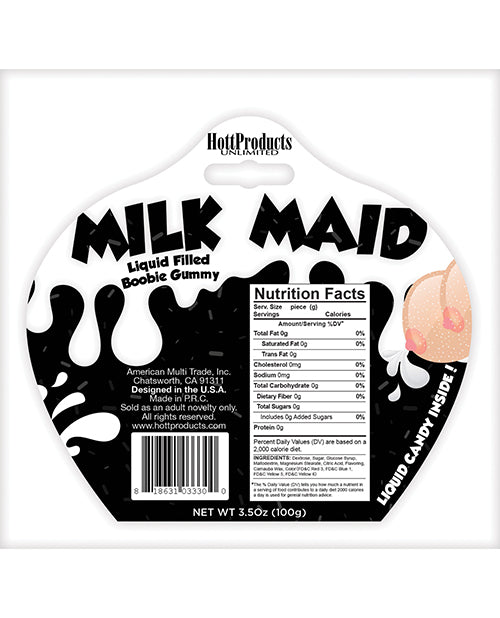 Gomita de pecho rellena de líquido "Milk Maid"