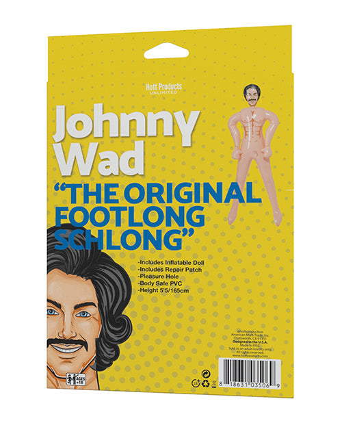 Johnny Wad con muñeca inflable de pene grande