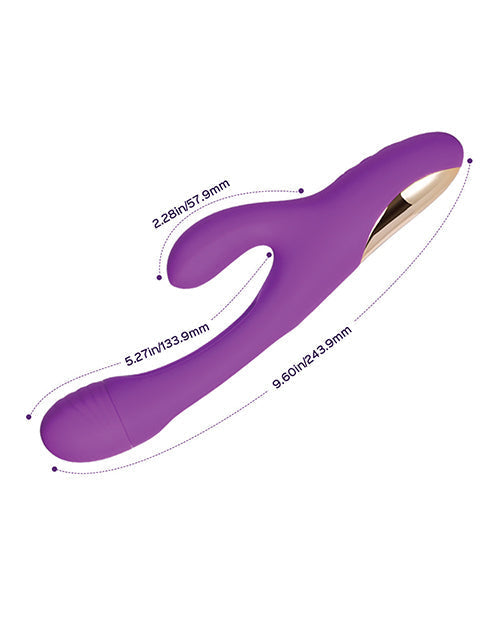Vibromasseur Bora G-Spot | Vibromasseur Lapin Pulsant | Vibromasseur Clitoridien Violet | Meilleur Vibromasseur pour Femme