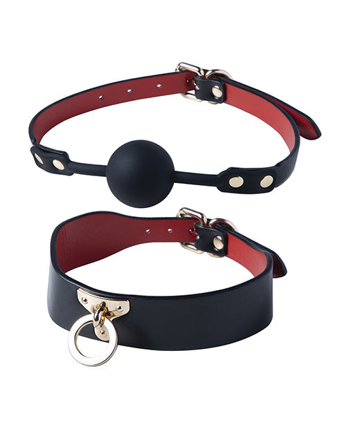 Kit BDSM Kinky Play Box de 5 piezas de bondage - Negro