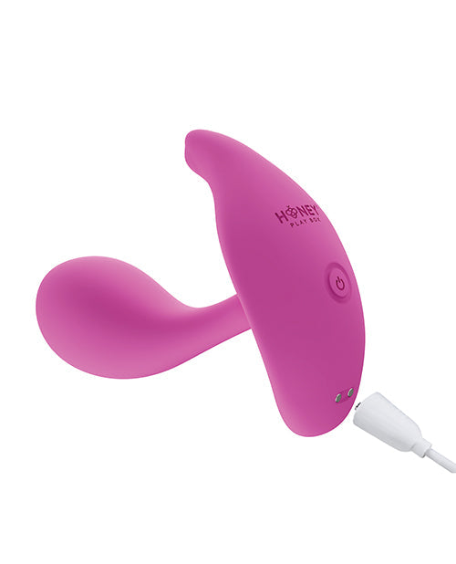 Vibreur portable connecté Oly pour clitoris et point G - Rose