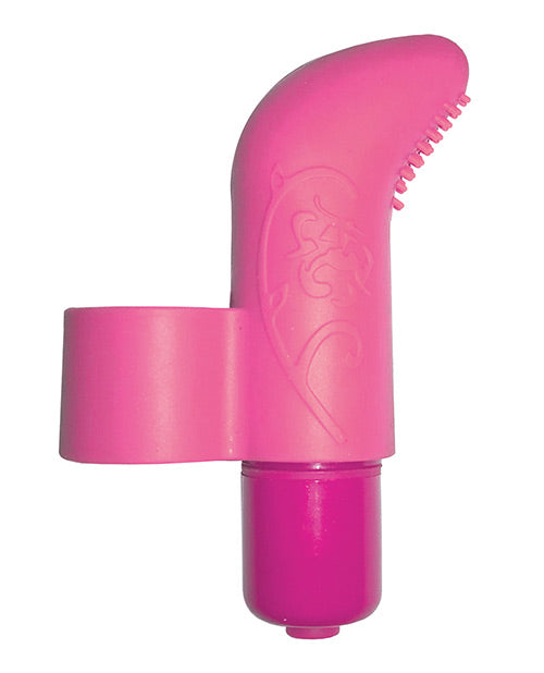 Vibrador con dedos S de 9" - Rosa