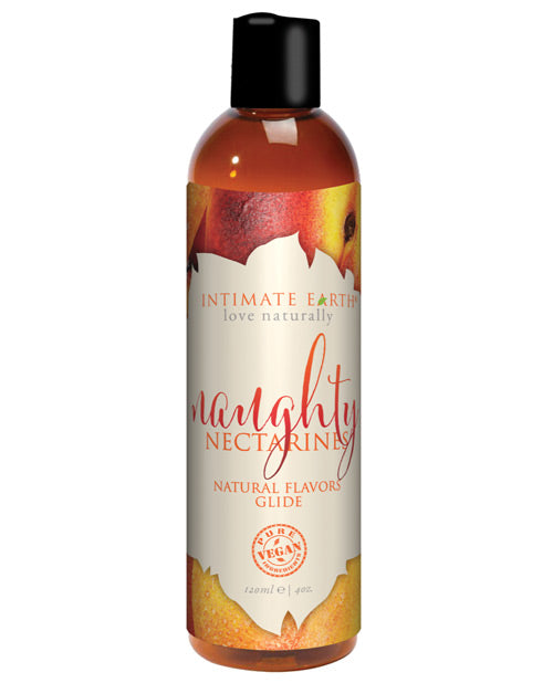 Intimate Earth Natural Flavors Glide - 120 ml Melocotones Traviesos
