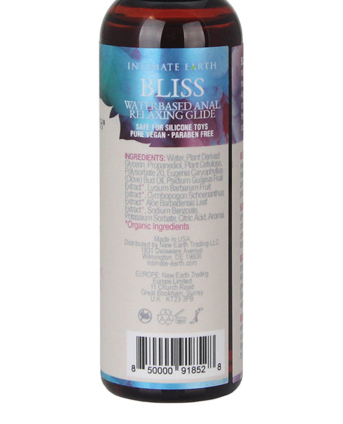 Intimate Earth Bliss Lubricante Anales Relajantes a Base de Agua - 60 ml