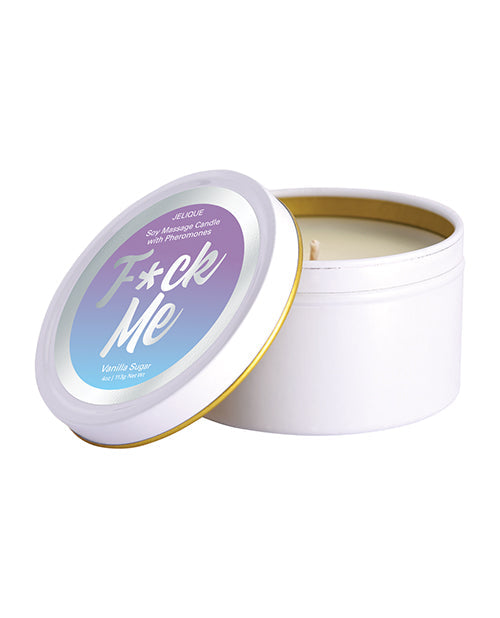 Bougie de massage Jelique - 4 oz Fuck Me Vanille Sucrée