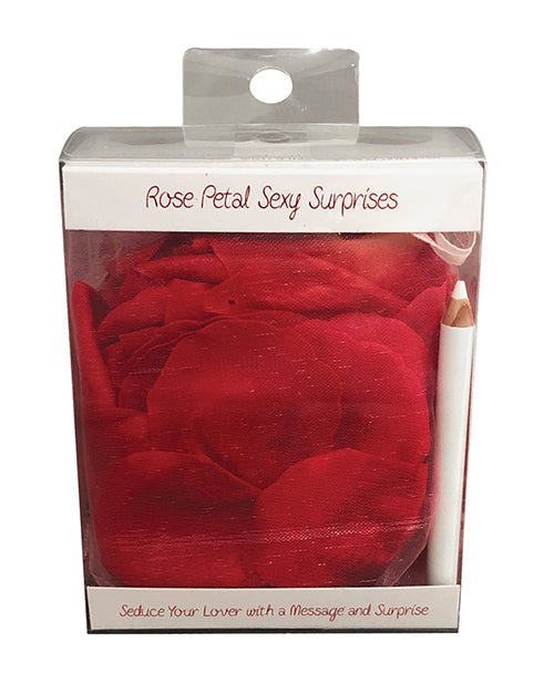 Surprises sexy aux pétales de rose