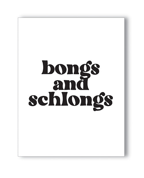 Carte de vœux « Bongs et Schlongs »