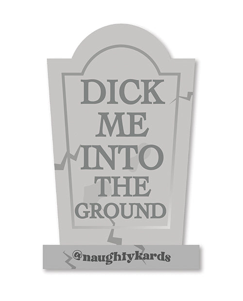 Pegatina "Halloween Dick In Ground" - Paquete de 3