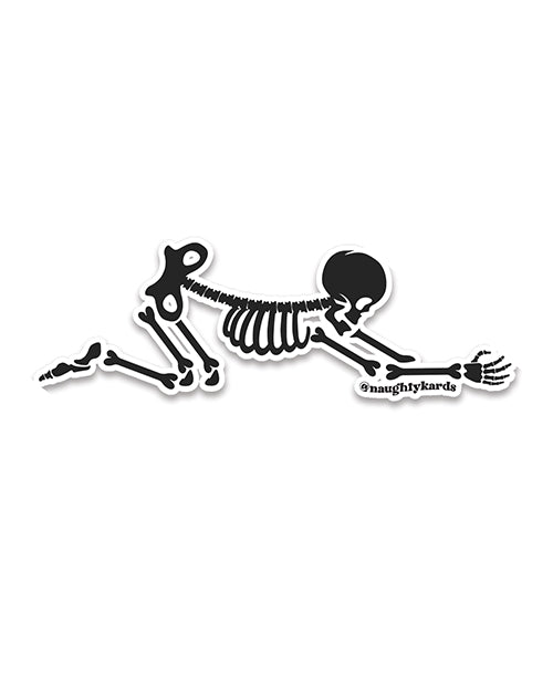 Autocollant os d'Halloween - Lot de 3